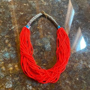 Vintage, red coral necklace🌺